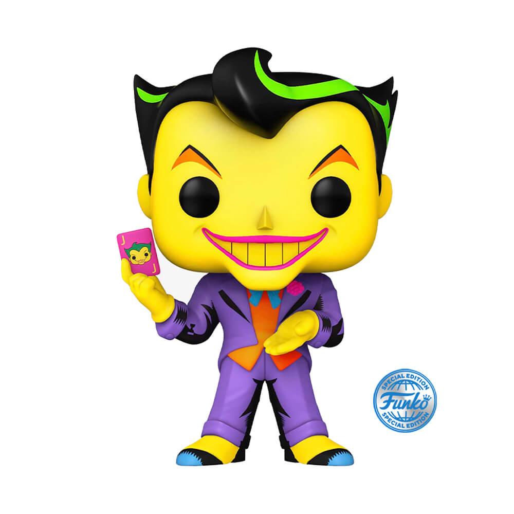 Funko Pop! Super Heroes: DC - Batman The Animated Series - The Joker (Exclusive) (Black Light) #370