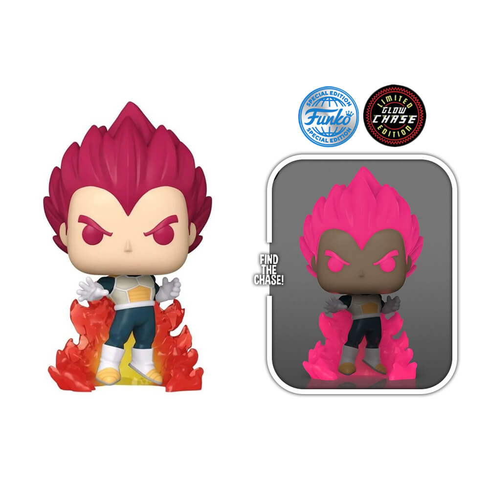 Funko Pop! Anime: Dragon Ball Super The Broly Movie - Super Sayian God Vegeta (Exclusive) (Glow In The Dark) - Chase #1868