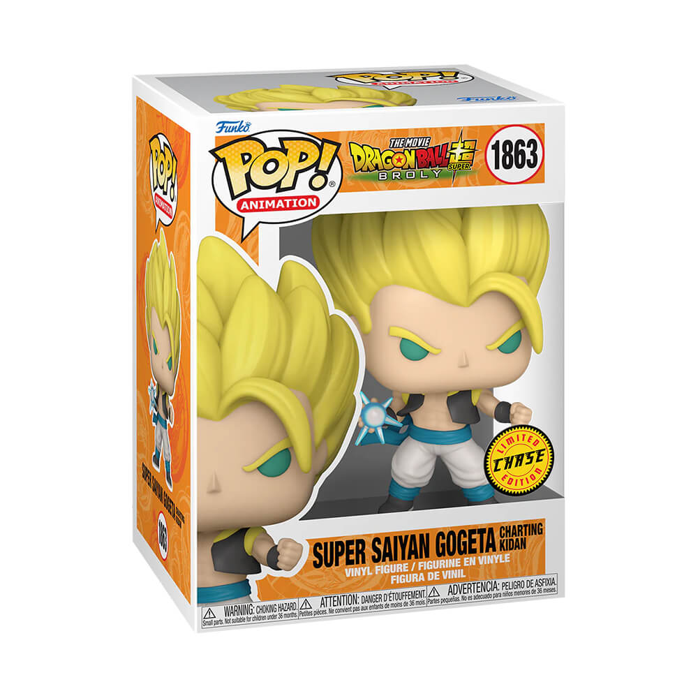 Funko Pop! Anime: Dragon Ball Super The Broly Movie - Super Sayian Gogeta Charting Kidan - Chase #1863