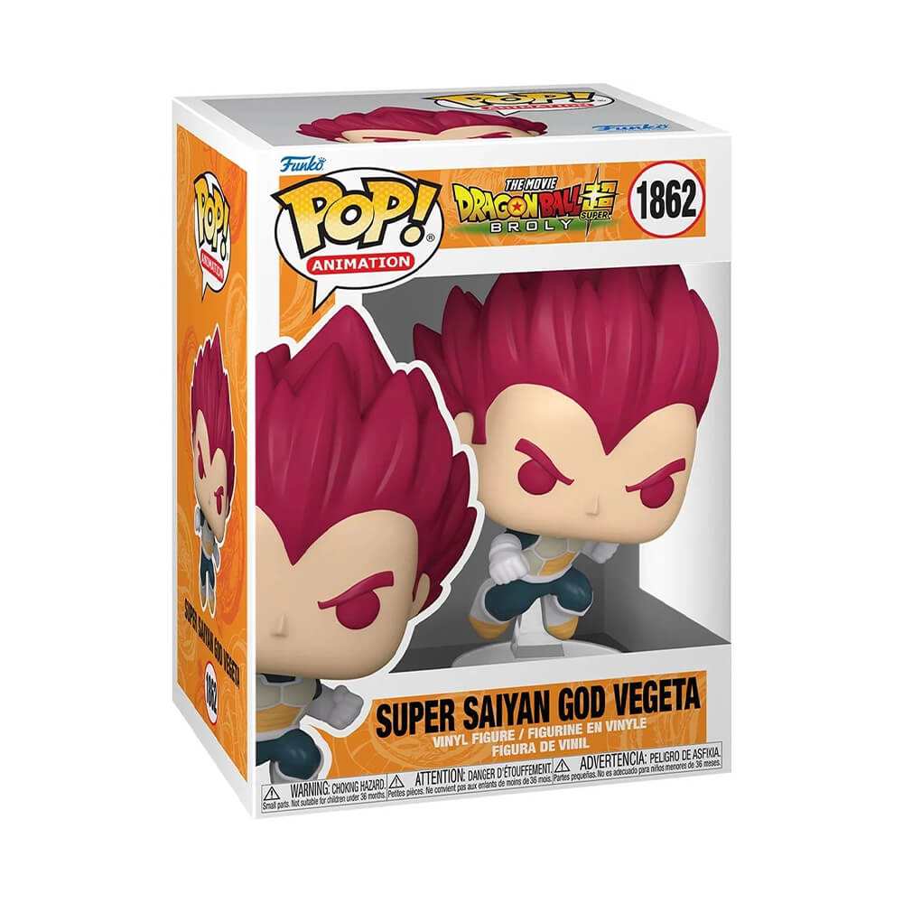 Funko Pop! Anime: Dragon Ball Super The Broly Movie - Super Sayian God Vegeta #1862