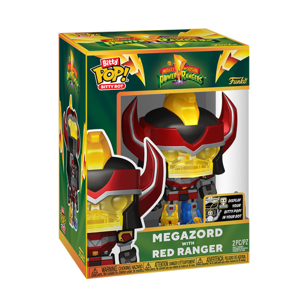 Funko Bitty Pop! Bots Super Heroes: Power Rangers - Megazord with Red Ranger