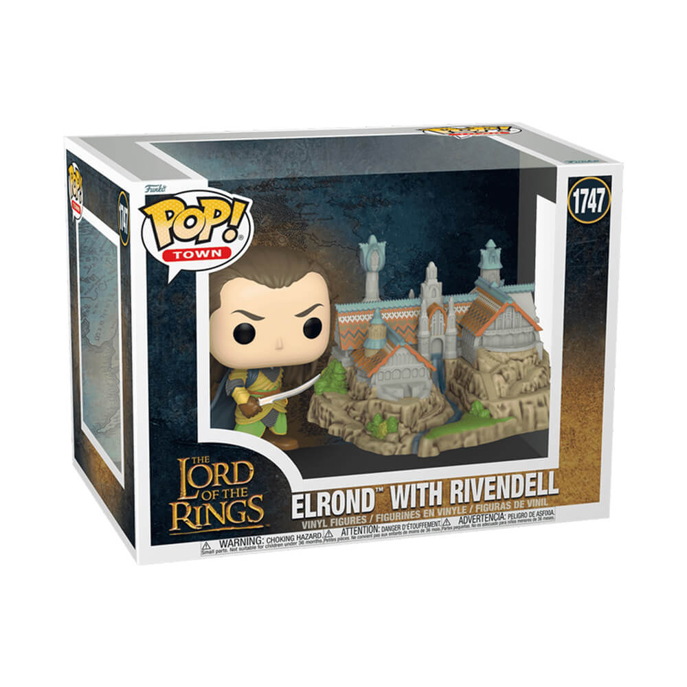 Funko Pop! Town Movies: Lord of the Rings - Elrond and Rivendell #1747