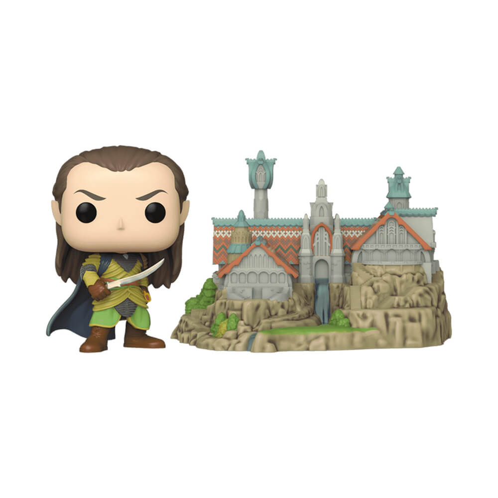 Funko Pop! Town Movies: Lord of the Rings - Elrond and Rivendell #1747