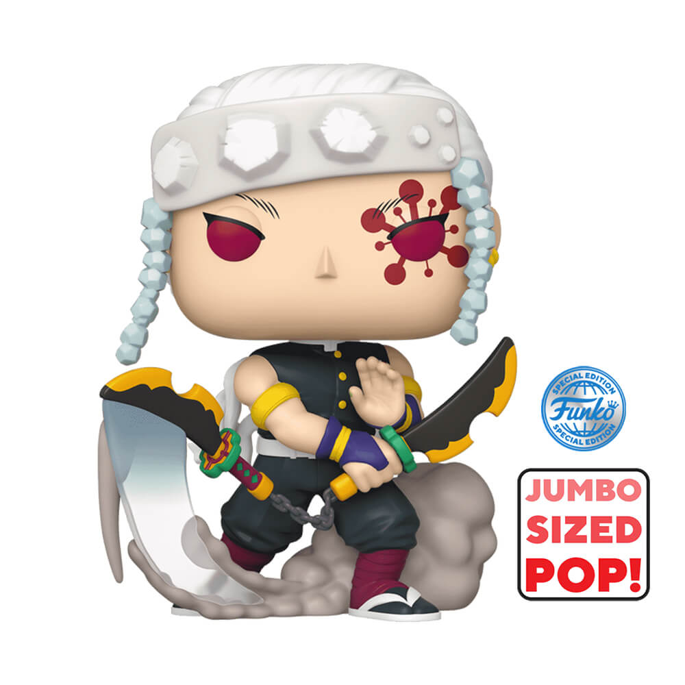 Funko Pop! Jumbo Anime: Demon Slayer - Tengen Uzui (Exclusive) #1801