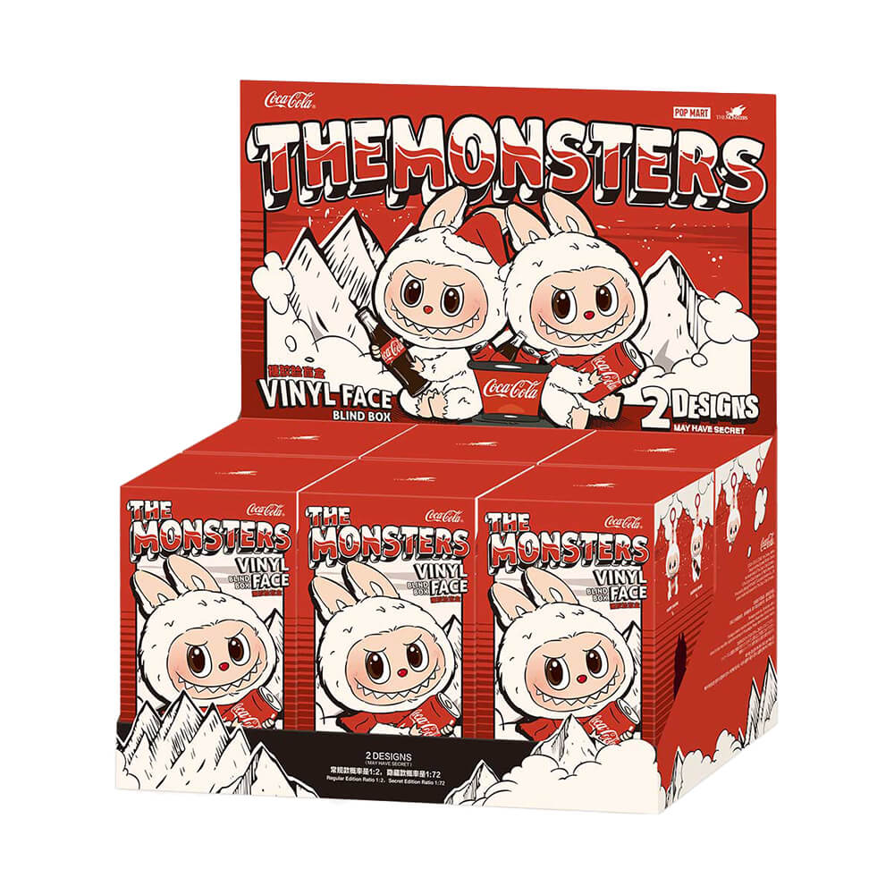 Pop Mart Labubu The Monsters Coca Cola Series Vinyl Face Sealed Case (6 Blind Boxes)