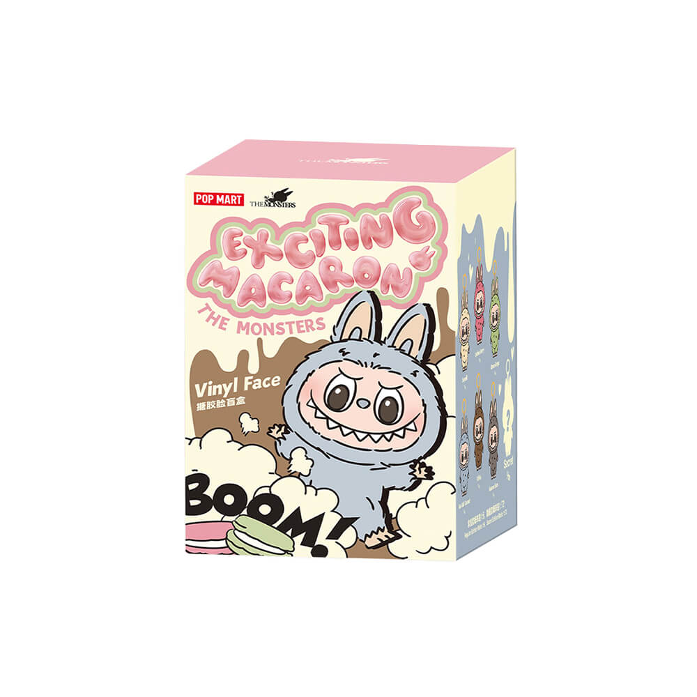 Pop Mart Labubu The Monsters Tasty Macarons Vinyl Face (Blind Box)